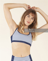 Carve Designs Surfing Wetsuit Top 1mm Palisades Top: Dash Stripe