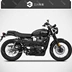 Italy ZARD STREET SCRAMBLER nhỏ leo côn đơn cổng ống xả ống xả toàn phần - Ống xả xe máy Ống xả xe máy