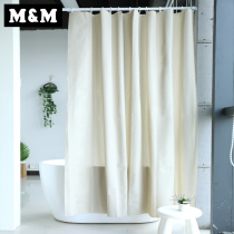 Plain solid color PEVA waterproof mildew shower curtain lining toilet partition curtain hotel shower curtain thin curtain hanging curtain