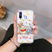 jesd Samsung a8s case a9s a9star transparent soft cover anti-drop s10plus women cartoon s10e a60 a80 a90