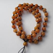 Natural yellow dragon jade hand-woven male and female gold silk jade yellow dragon jade Jade Buddha Guanyin pendant rope pendant jade pep chain