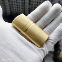 Zorro 521 original copper knurled kerosene lighter creative personality trendo old-fashioned pulley open fire refueling machine