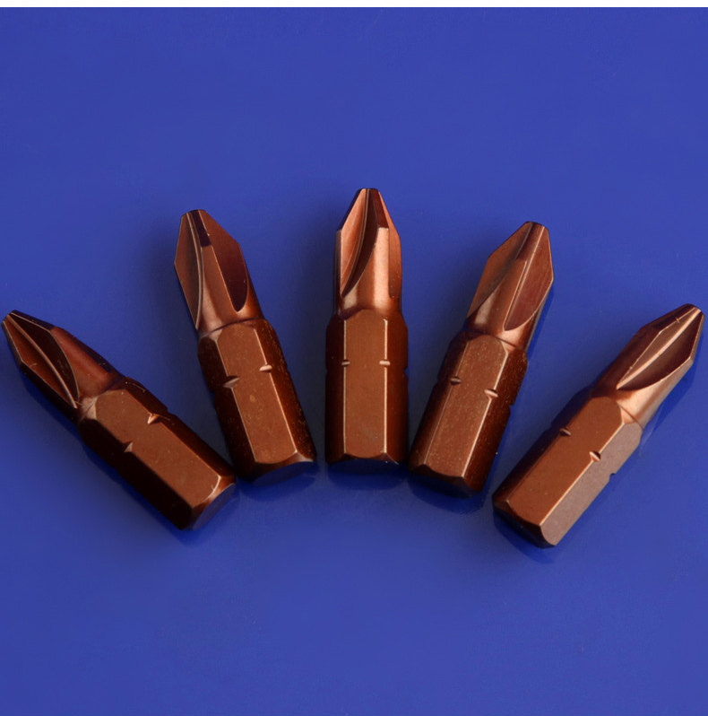 25mm十字短批头s2磁性电钻电动螺丝刀起子头反十字气动批咀风批嘴