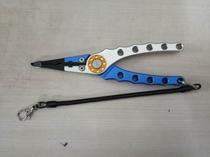 Multi-function Luya pliers Aviation aluminum alloy fishing pliers open-loop pressure lead fishing line scissors Outdoor supplies and equipment
