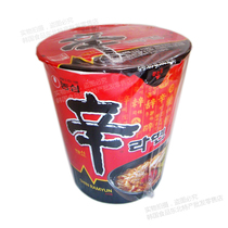 South Korea imported Nongxin shiitake mushroom beef flavor SIM noodles cup noodles 65g Bowl Noodles instant noodles instant noodles 714