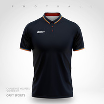 orky Wokai mens sports polo shirt business leisure short sleeve summer lapel T-shirt custom sports group suit