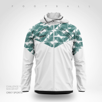 ORKY Wokai sports windbreaker male adult running casual jacket custom childrens football training hooded windbreaker