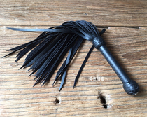 Kangaroo leather handle calfskin training loose whip Kanto Knight handmade whip(need to be customized)