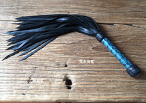 Cowhide training whip Thin spike tassel loose whip Kanto Knight handmade leather whip(need to be customized)