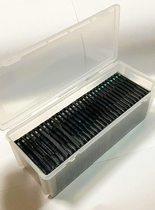 Japan made MD disc storage box New Portable MD storage box can store 30 with set of MD discs