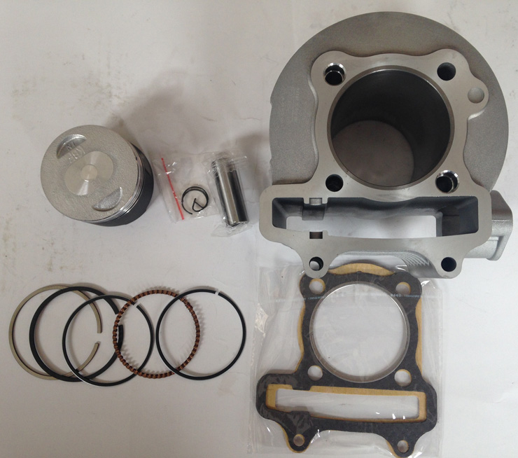 摩托车配件 发动机件 豪迈150 gy6-150 套缸 中缸 气缸总成