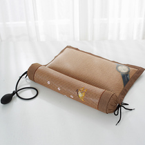 Summer Agrass tea leaves for cervical spine pillows sleep sleep Special straightening non-repair cylindrical inflatable adult pillows