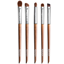 KUCACA eye shadow brush set eye makeup brush animal hair eye shadow dye brush horse hair 5 sets without brush cover