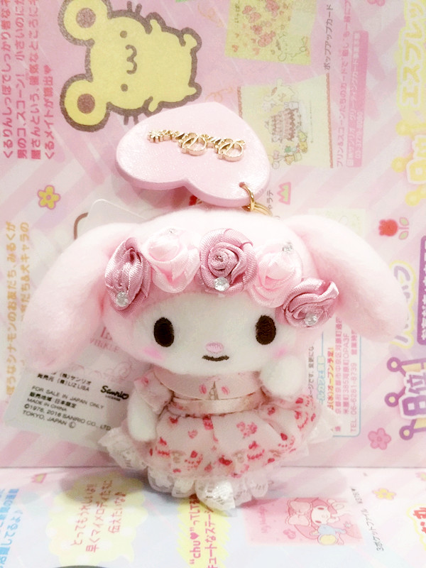 日本sanrio lizlisa my melody公仔挂件第10弹