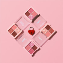 BLACK ROUGE niche ins wind four-color eye shadow matte polarized pearlescent ROSE hummus earth champagne coral