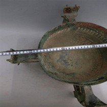 Imitation ancient handicraft workmanship exquisite ladle pulp Waterloo bronze ware quadrupted large tortoise pelvis