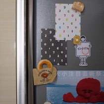 Butter sliced toast magnet magnet magnet refrigerator sticker miniature bread