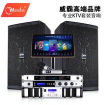 Professional KTV audio set Home theater living room K song microphone amplifier Song jukebox Karaoke speaker full set