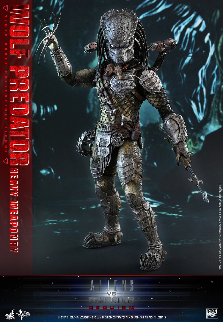 ht hottoys 1/6 mms443 avp 铁血战士 独狼 重装版 现货