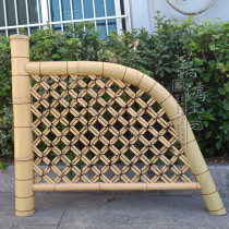 Anti-corrosion Guangyue temple new bamboo fence Japanese outdoor courtyard landscape Bamboo decorative fence Bamboo fence Villa balcony