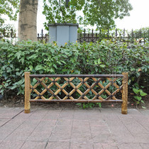 Handmade black bamboo purple bamboo fence lattice fence garden partition short bamboo fence bamboo wall custom outdoor anti-corrosion