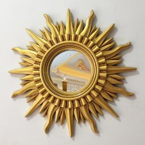 European American French living room sun decoration Wall Wall porch fireplace creative decoration jewelry hanging mirror