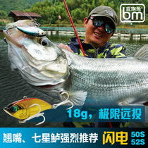 Blue Sailfish lightning vib Luya bait fake bait 14 5G 18G full swimming layer fishing mouth artifact long-range fresh water General