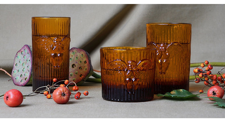 稀奇艺术新品时光倒流果汁杯威士忌杯冷水杯玻璃杯