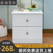 Korean bedside table pastoral nightstand bedside cabinet solid wood bedside cabinet