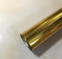 Domestic gold leaf gold and silver color light gold printing hot gold paper electrolated aluminum length 120 m