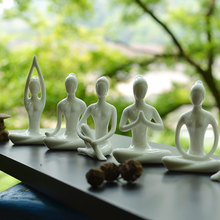 Современная простая йога сидящие медитативные украшения модный дом декоративная гостиная кабинет