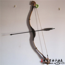 Mongolian bow and arrow traditional handicraft pure handmade Inner Mongolian special horse head bow and arrow Mongolia bag adornment swing piece sports