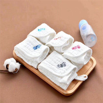 Baby gauze small square towel newborn newborn super soft high density saliva towel handkerchief six layer gauze wash face towel