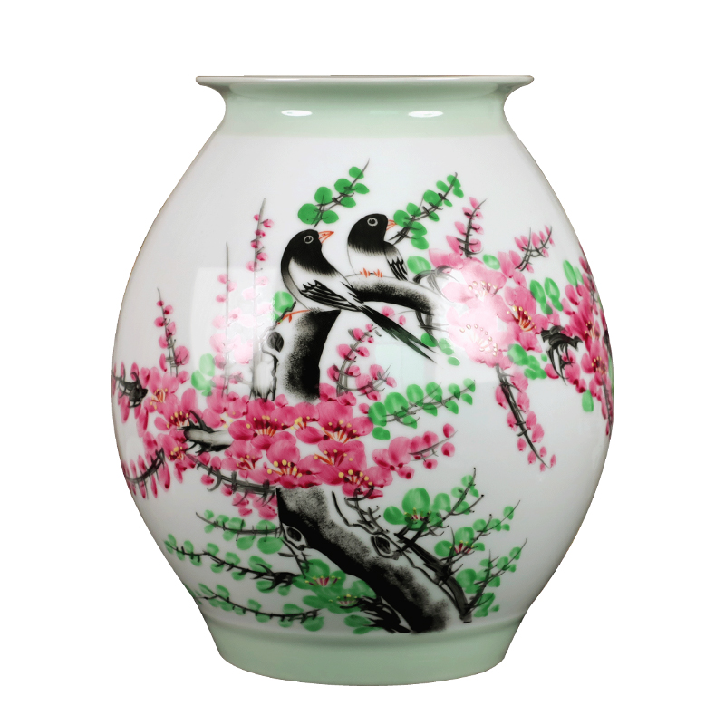 Jingdezhen ceramics hand - made vases, beaming home furnishing articles sitting room TV ark, decoration decoration arranging flowers