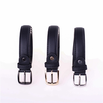 Black Belt Teenager Belt Retro Pin Buckle Boys Student Belt Casual Versatile Trendy Elementary School Student Military Training