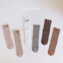 Rae Studio spring and autumn children bow socks handmade boneless loose baby socks