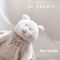 Rae Studio Beige Hug Bear Soothing Towel Baby Soothing Plush Doll