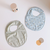 Rae Studio Homemade Baby Waterproof Bib Saliva Towel Rice pocket