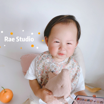 Qing Rae Studio Homemade Baby Waterproof bib Saliva Towel Rice pocket
