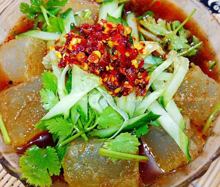 东北吉林特产煎粉炒焖子生粉块长春炒粉无调料500g