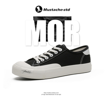 Moustache homemade day family Okayama thick bottom big white sails cloth shoes Summer new 100 hitches Chains with little white shoes