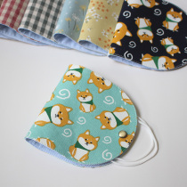 Mask storage clip handmade fabric storage bag sanitary temporary storage set Portable