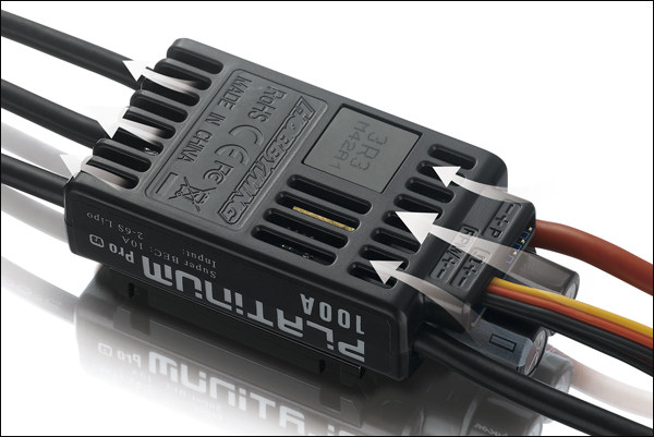 hobbywing 好盈铂金100a v3系列高端电子调速器遥控直升机电调