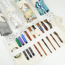 Dipping pen storage pen bag pen curtain can insert pen tip box English calligraphy watercolor pen Xiuli Pen Pen Pen