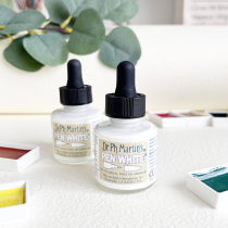 Dr Ph Martins Water-based White Ink PEN WHITE Dip Pen Pin Pen Snapshot gun available 30ml