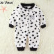 0-2 years old baby flannel jumpsuit autumn and winter models newborn clothes men and women baby coral velvet pajamas romper