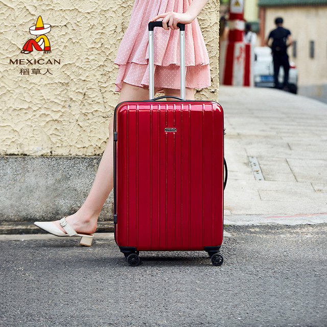 Scarecrow luggage suitcase female Korean version of the trolley case 20 password boarding large box caster suitcase 24 inch Scarecrow luggage suitcase female Korean version of the trolley case 20 password boarding large box caster suitcase 24 inch