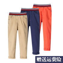 Children's pants Boys Leisure Pure cotton trousers Paids Presbyterian Tibetan green khaki pants Spring and autumn pants