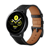 For Samsung Galaxy Watch Active Strap -20mm Watch Strap Leather Strap Lenovo Smart Watch Sport Bracelet Strap Metal Stainless Steel Wrist Strap Replacement