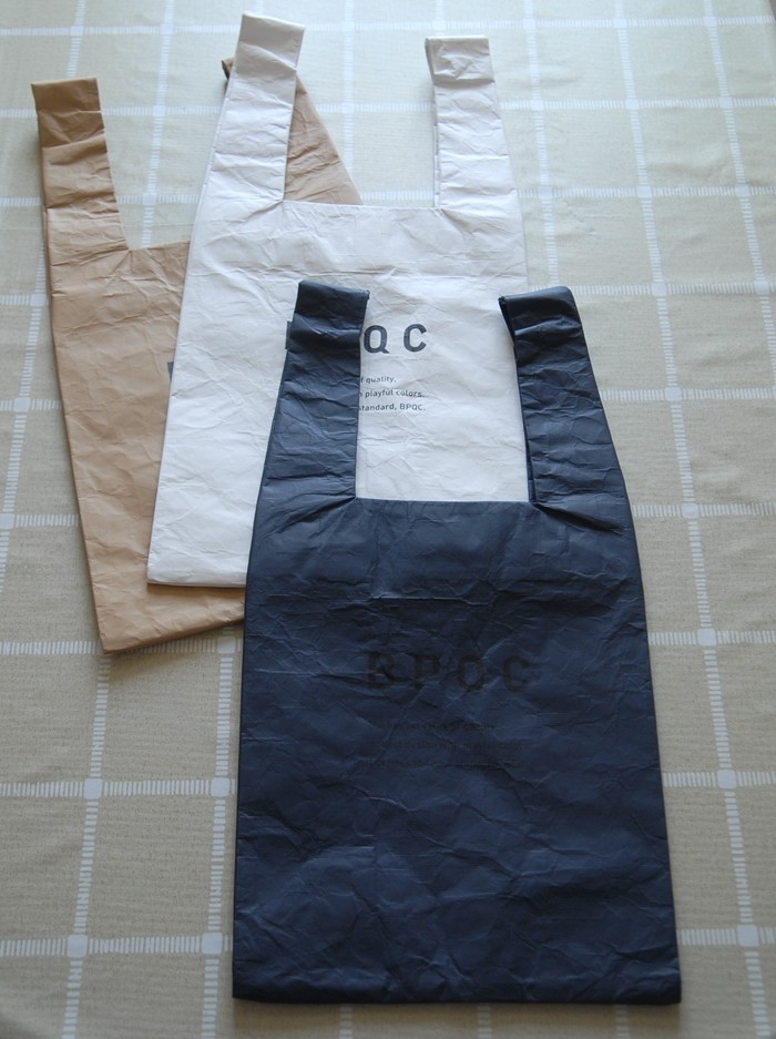 加厚杜邦布 手提式购物袋 背心式手提购物袋